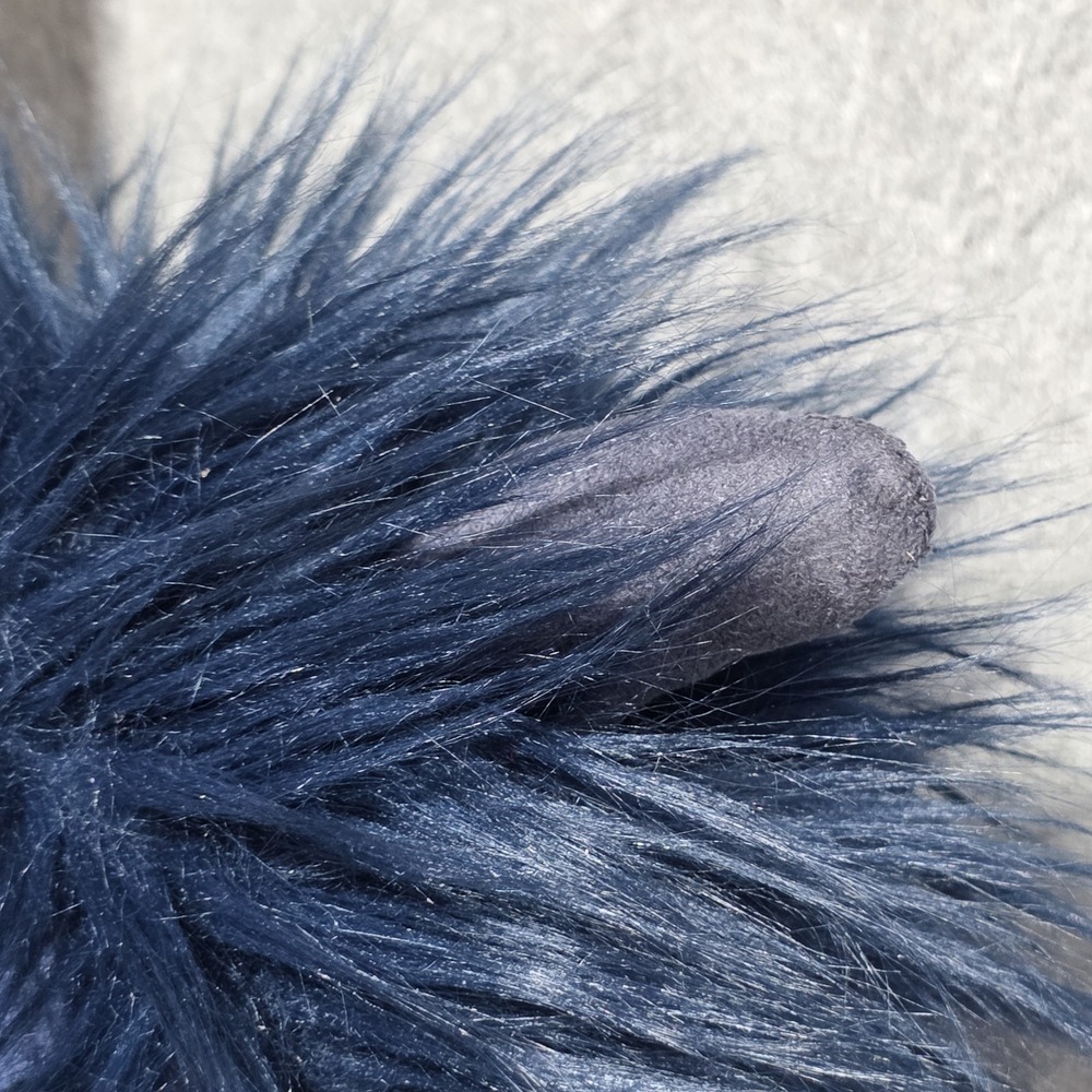 jellycat luda monster Navy Blue Plush Stuffed Animal Toy Shaggy Mane  6-14 in - Picture 4 of 9